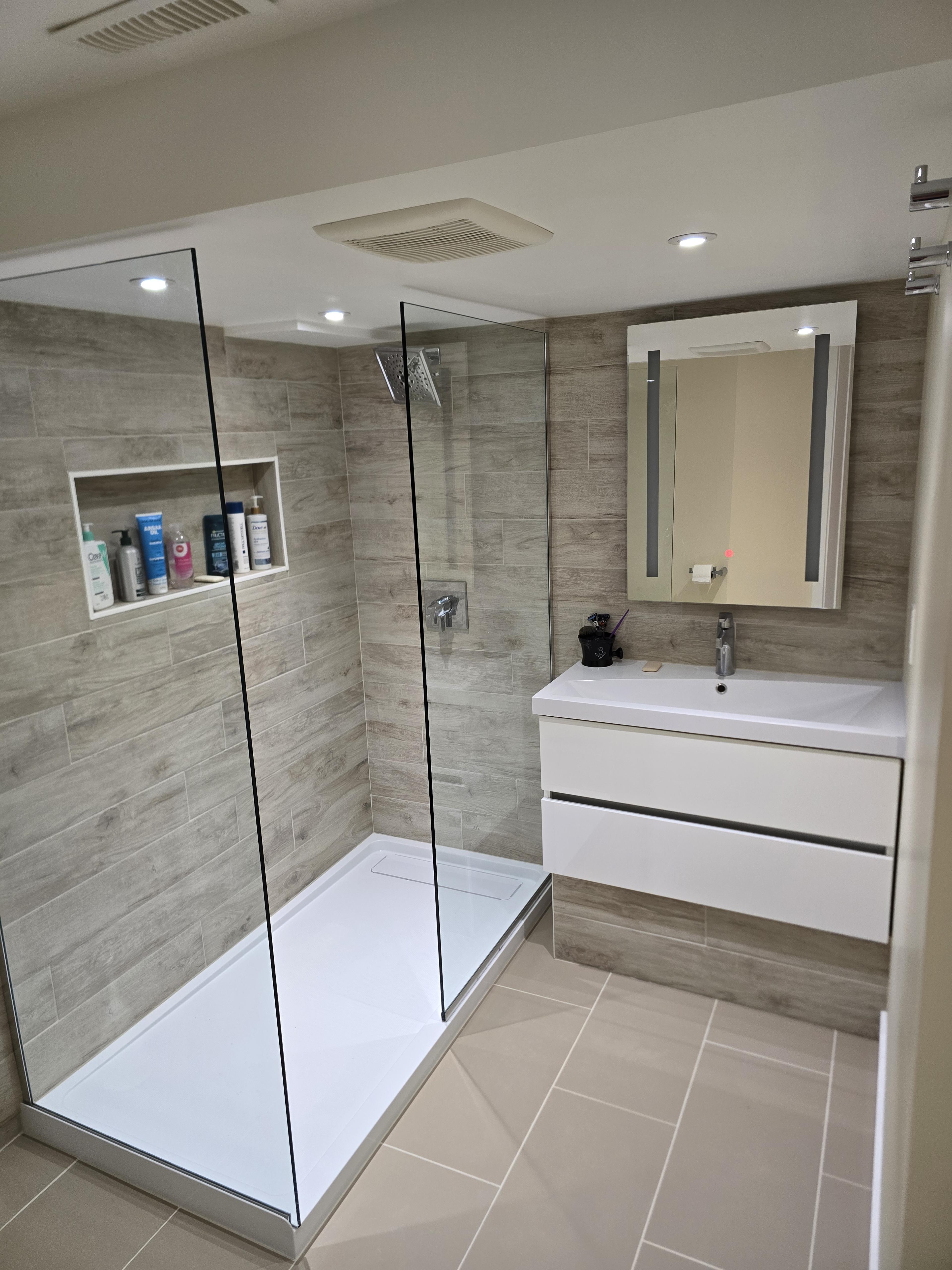 Complete Bathroom Upgrade - Edmonton renovation by Money Pit Solutions