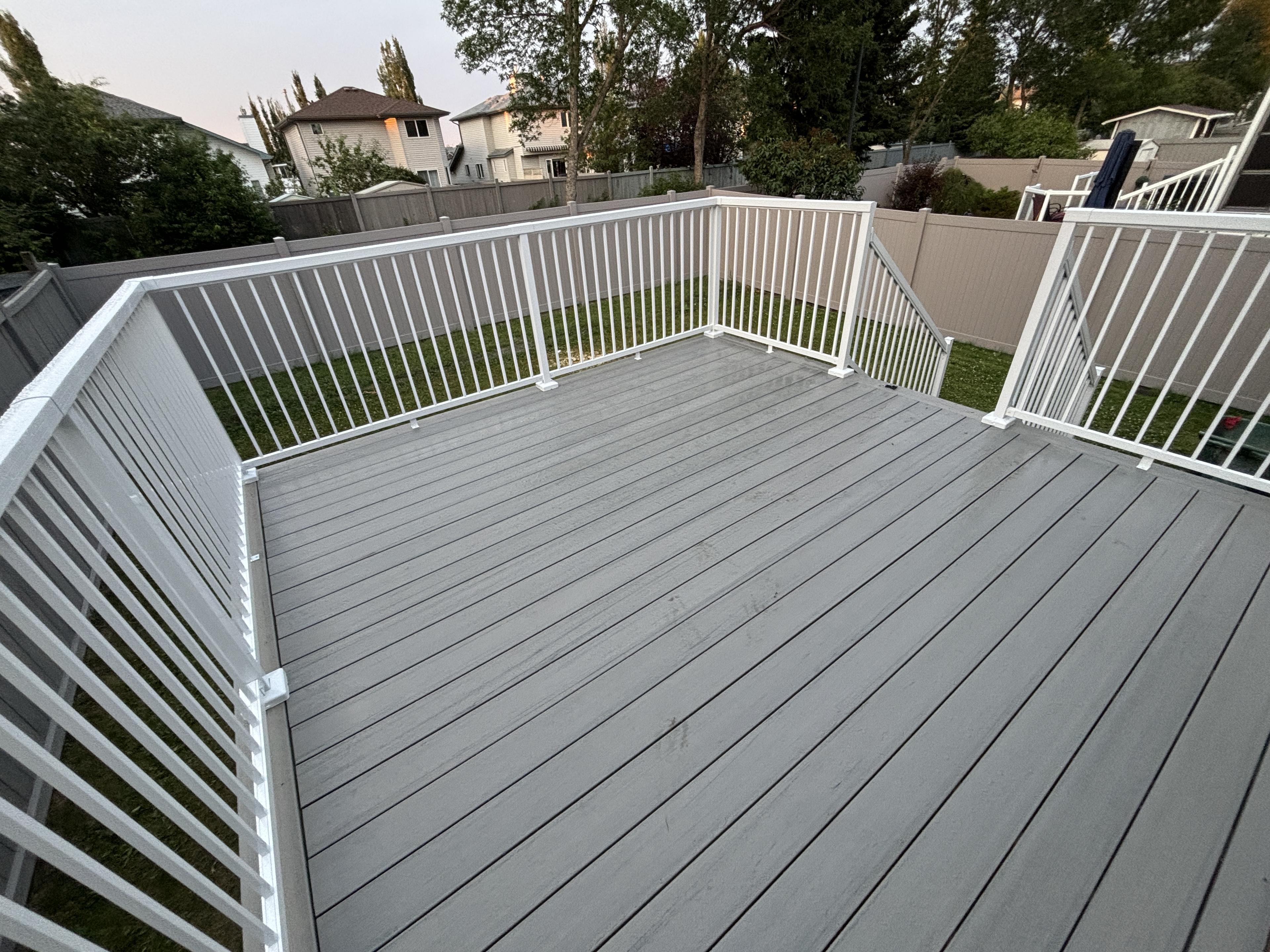 Deck & Fence Installation - Edmonton renovation by Money Pit Solutions