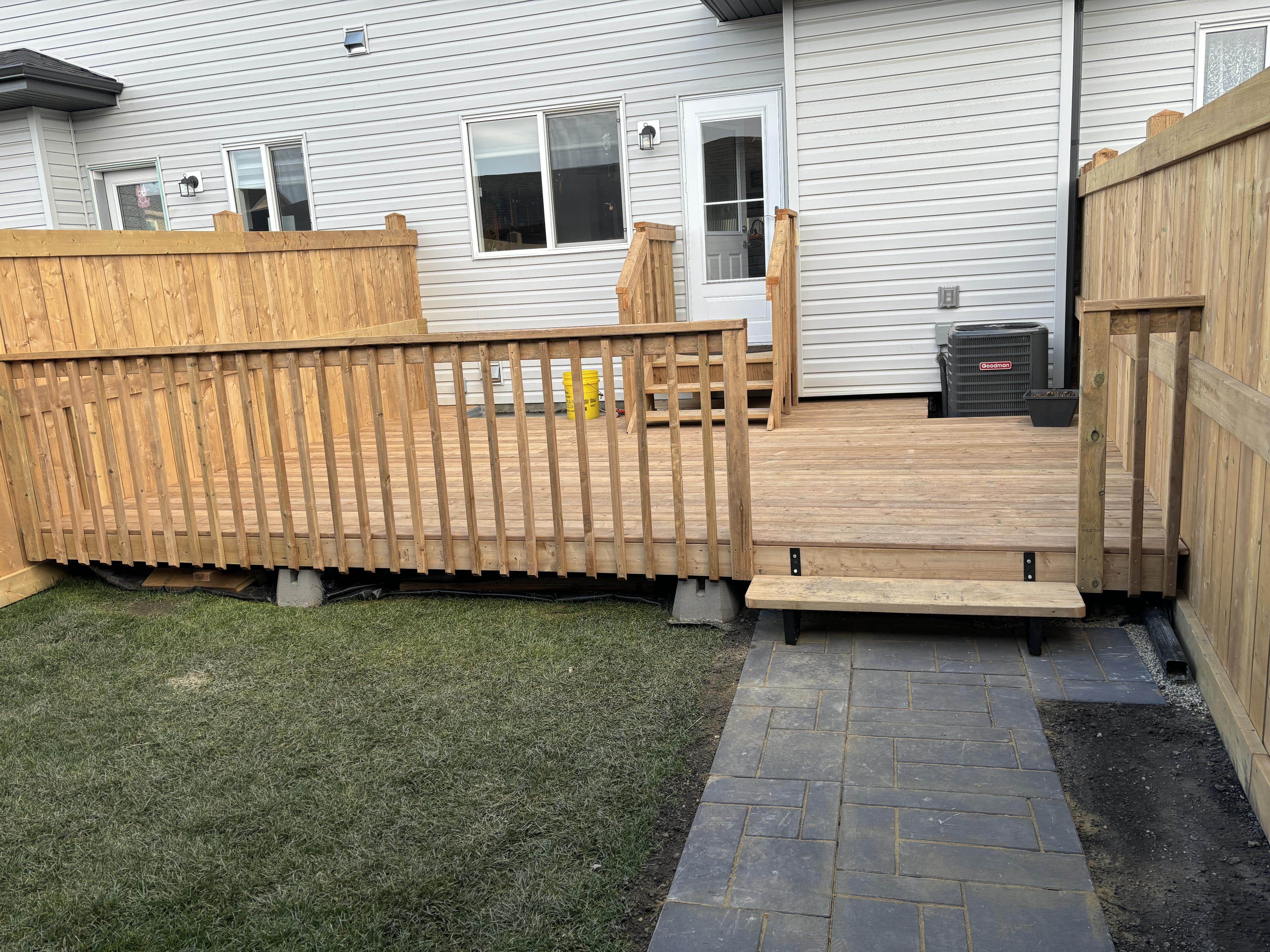 Custom Deck Project - Edmonton renovation by Money Pit Solutions
